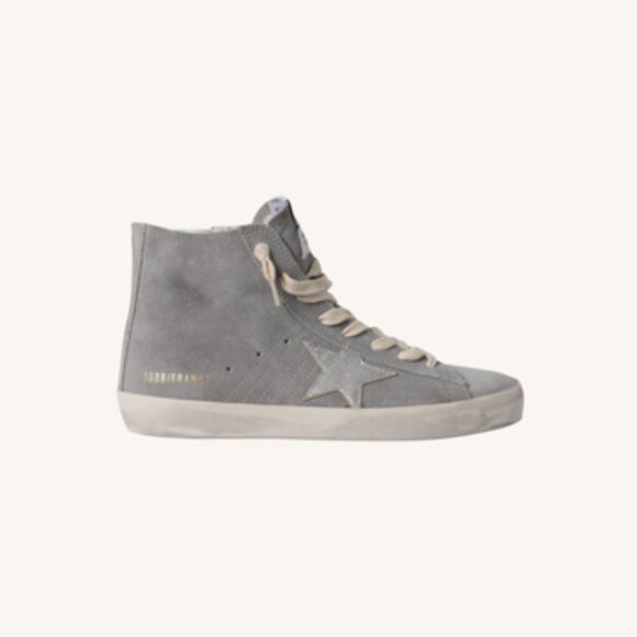 GOLDEN GOOSE SUEDE HIGH TOP FRANCY SNEAKER - Picture 6 of 7